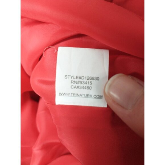 Trina Turk Rouge Fit and Flare knee length dress, women's 2, missing belt - Picture 6 of 9